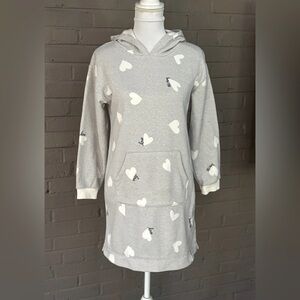 Old Navy  Love Hearts hoodie dress 14-16